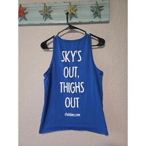 Chubbies Mens Blue Tank Top